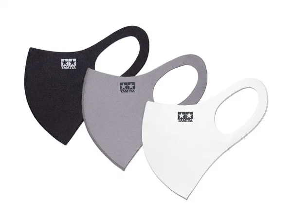 Tamiya Official Comfort Fit Face Mask - White - Large	 ** CLEARANCE **