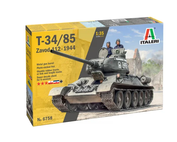 Italeri T34/85 Zavod 112 — image 3 of 9