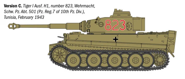 Italeri Pz. Kpfw. VI Tiger I Ausf. E/H1