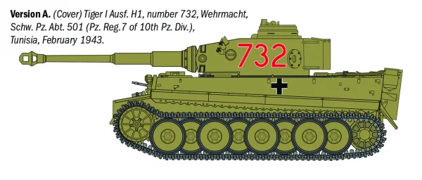 Italeri Pz. Kpfw. VI Tiger I Ausf. E/H1