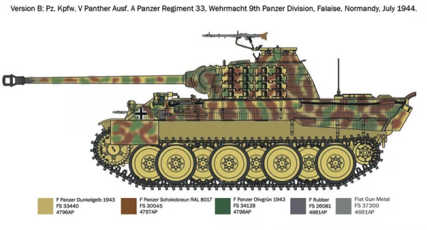 Italeri Panther Aus.A Rr — image 6 of 8