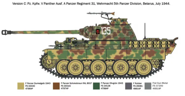 Italeri Panther Aus.A Rr — image 4 of 12