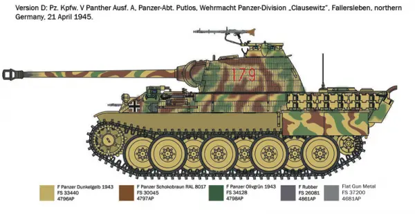 Italeri Panther Aus.A Rr — image 3 of 12