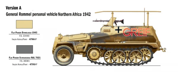ITALERI 1/72 SDKFZ 250/3 — image 4 of 8