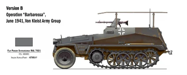 ITALERI 1/72 SDKFZ 250/3 — image 5 of 8