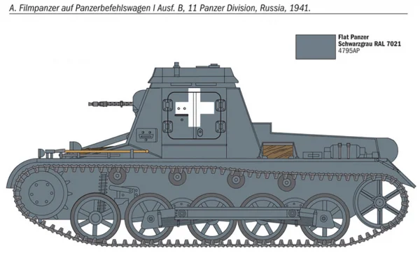 Italeri Sd.Kfz 265 Panzerbefehl Swagen