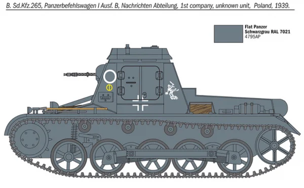 Italeri Sd.Kfz 265 Panzerbefehl Swagen
