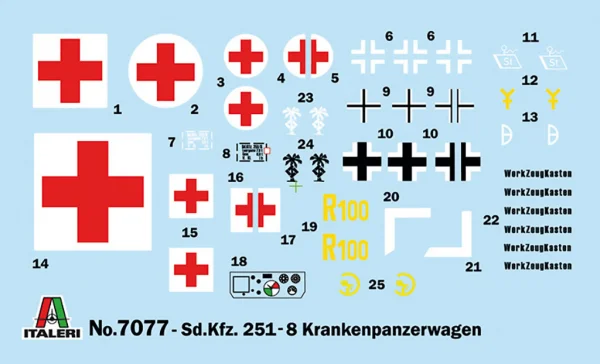 Italeri Sd Kfz 251:8 Ambulance