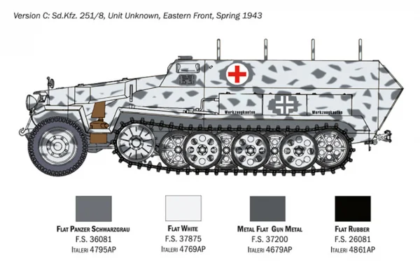 Italeri Sd Kfz 251:8 Ambulance