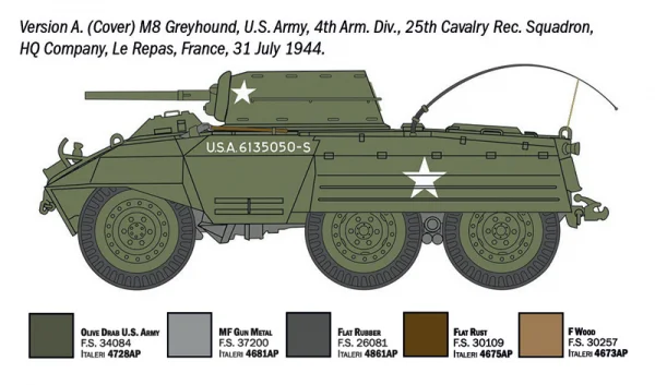 Italeri M8 Greyhound / M20 — image 4 of 13