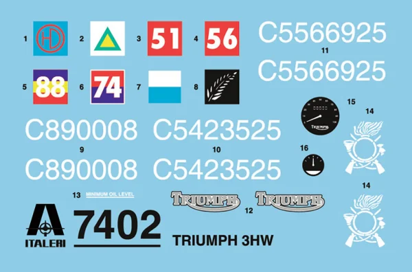 Italeri Triumph Military 3Hw Solo