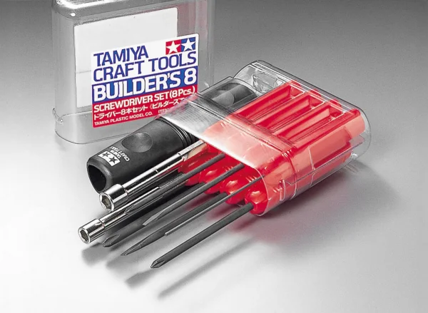 Tamiya Builders 8 Screwdriver Set