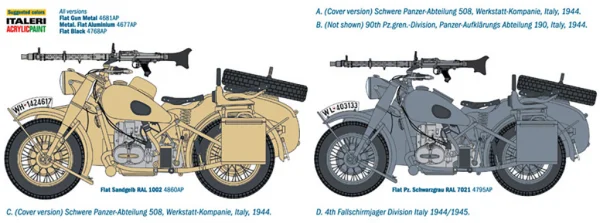 Italeri Bmw R75 With Sidecar — image 11 of 15