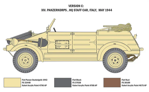 Italeri Kdf1 Type 82 Kubelwagen — image 9 of 15