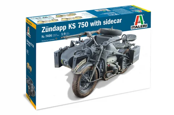 Italeri Zundapp Ks 750 With Sidecar