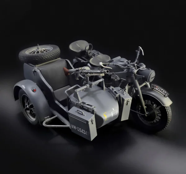 Italeri Zundapp Ks 750 With Sidecar