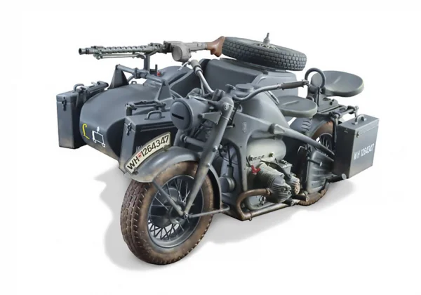 Italeri Zundapp Ks 750 With Sidecar