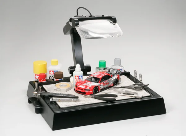 Tamiya Work Stand W/Magnifying Lens — image 2 of 8
