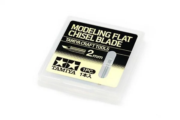Tamiya Modelling Flat Chisel Blade 2mm