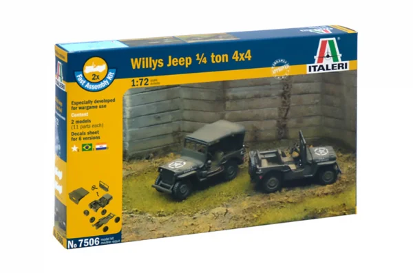 Italeri 1/72 Willys Jeep