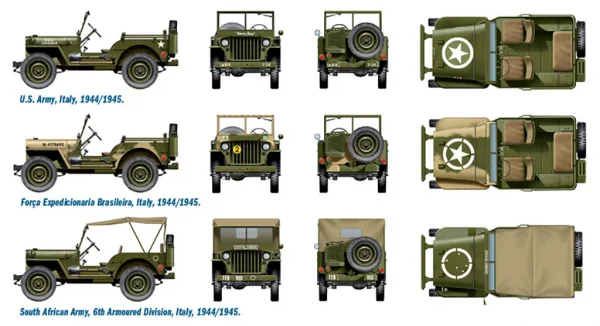 Italeri 1/72 Willys Jeep