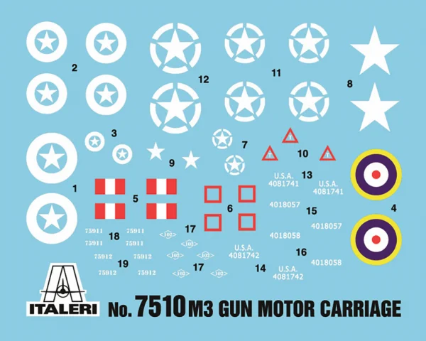 Italeri M3 76mm Gun Motor Carriage — image 4 of 7