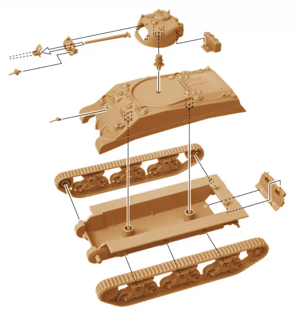 Italeri M4A2 Sherman III