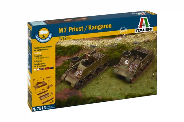 Italeri M7 Priest 105mm Howitzer Motor