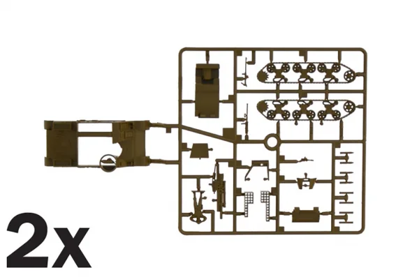 Italeri M7 Priest 105mm Howitzer Motor