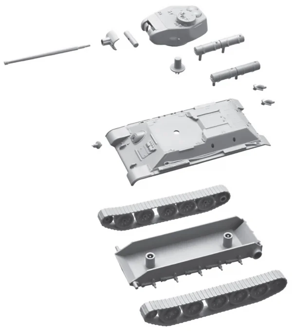 Italeri Russian Tank T34/85 — image 5 of 6