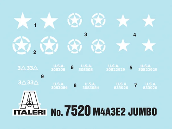 Italeri 2 X M4A3E2 Jumbo
