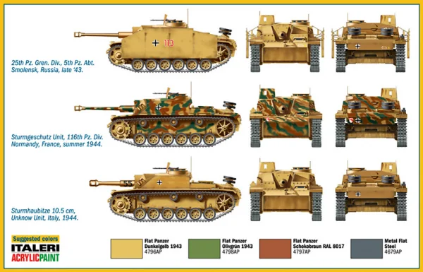 Italeri Sd.Kfz. 142/1 Sturmgesschuetz 111
