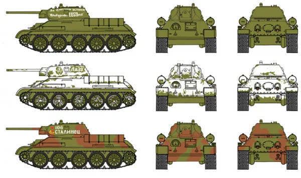 Italeri T34/76 M42(2 Fast Assembly Models) — image 5 of 6