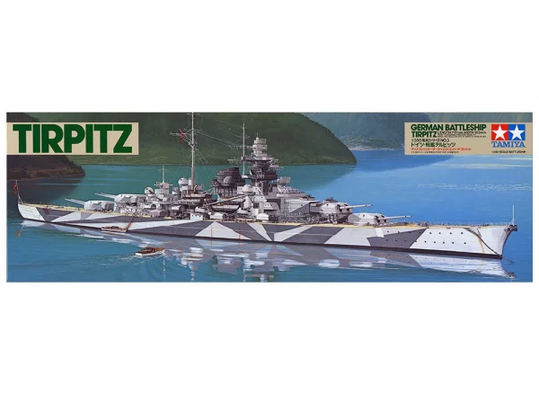 Tamiya Tirpitz Battleship With Stand — image 4 of 4