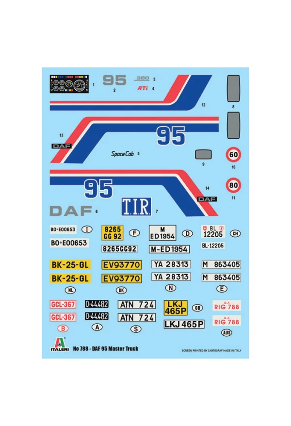 Italeri Daf 95 Master Truck