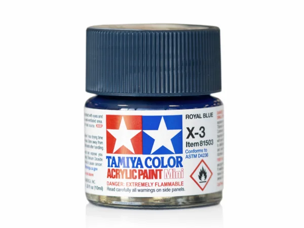 Tamiya Acrylic Mini Paints X-3 Royal Blue
