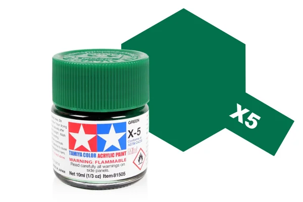 Tamiya Acrylic Mini Paints X-5 Green