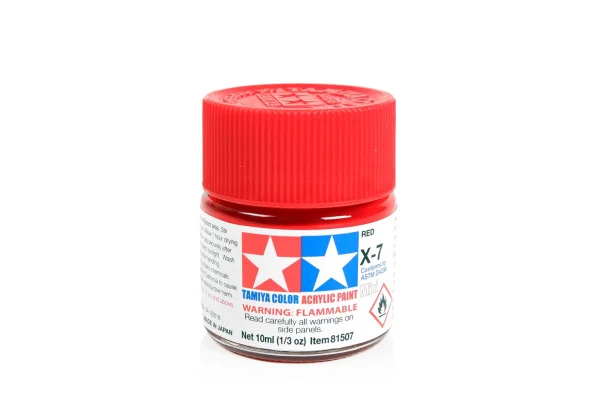 Tamiya Acrylic Mini Paints X-7 Red