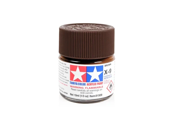 Tamiya Acrylic Mini Paints X-9 Brown
