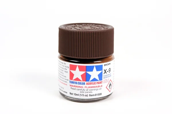 Tamiya Acrylic Mini Paints X-9 Brown