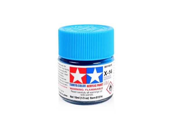 Tamiya Acrylic Mini Paints X-14 Sky Blue