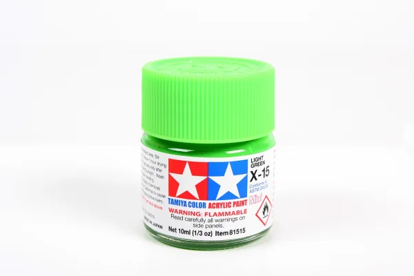 Tamiya Acrylic Mini Paints X-15 Light Green — image 4 of 4