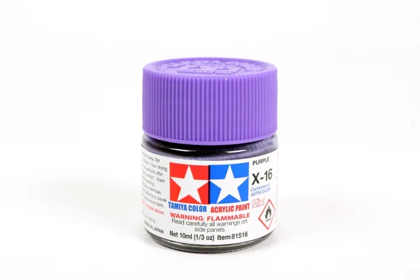 Tamiya Acrylic Mini Paints X-16 Purple