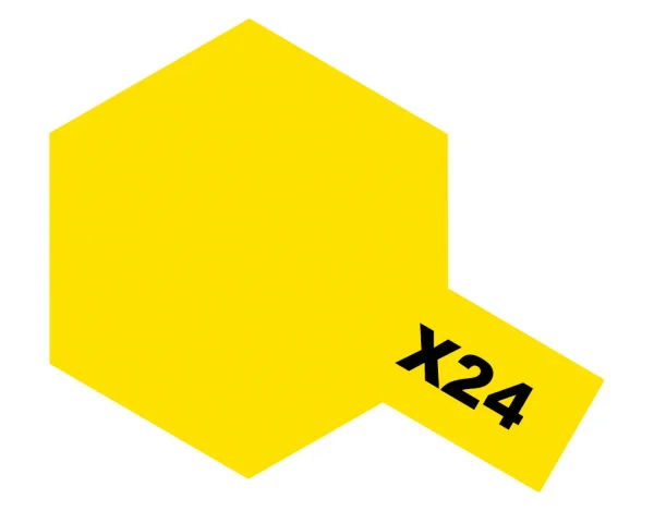 Tamiya Acrylic Mini Paints X-24 Clear Yellow