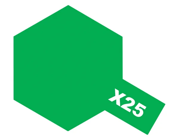 Tamiya Acrylic Mini Paints X-25 Clear Green