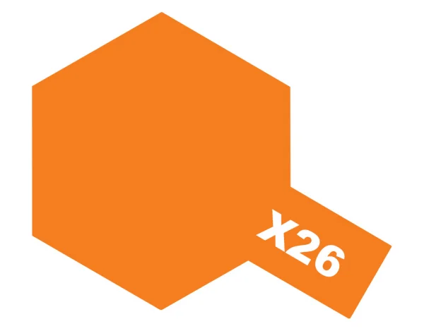 Tamiya Acrylic Mini Paints X-26 Clear Orange