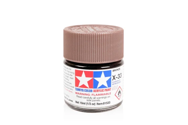 Tamiya Acrylic Mini Paints X-33 Bronze