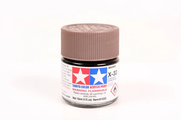 Tamiya Acrylic Mini Paints X-33 Bronze — image 4 of 4