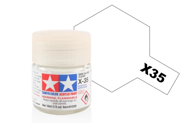 Tamiya X35 Semi Gloss Clear