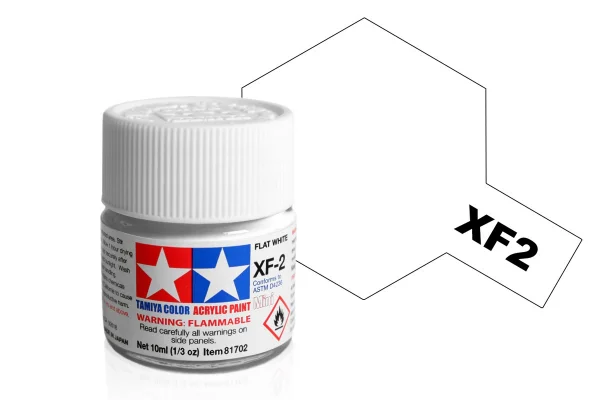 Tamiya Acrylic Mini Paints XF-2 White
